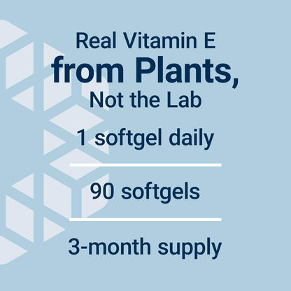 Life Extension Super Vitamin E, 268 mg (400 IU), Natural Vitamin E Supplement, 90 Softgels