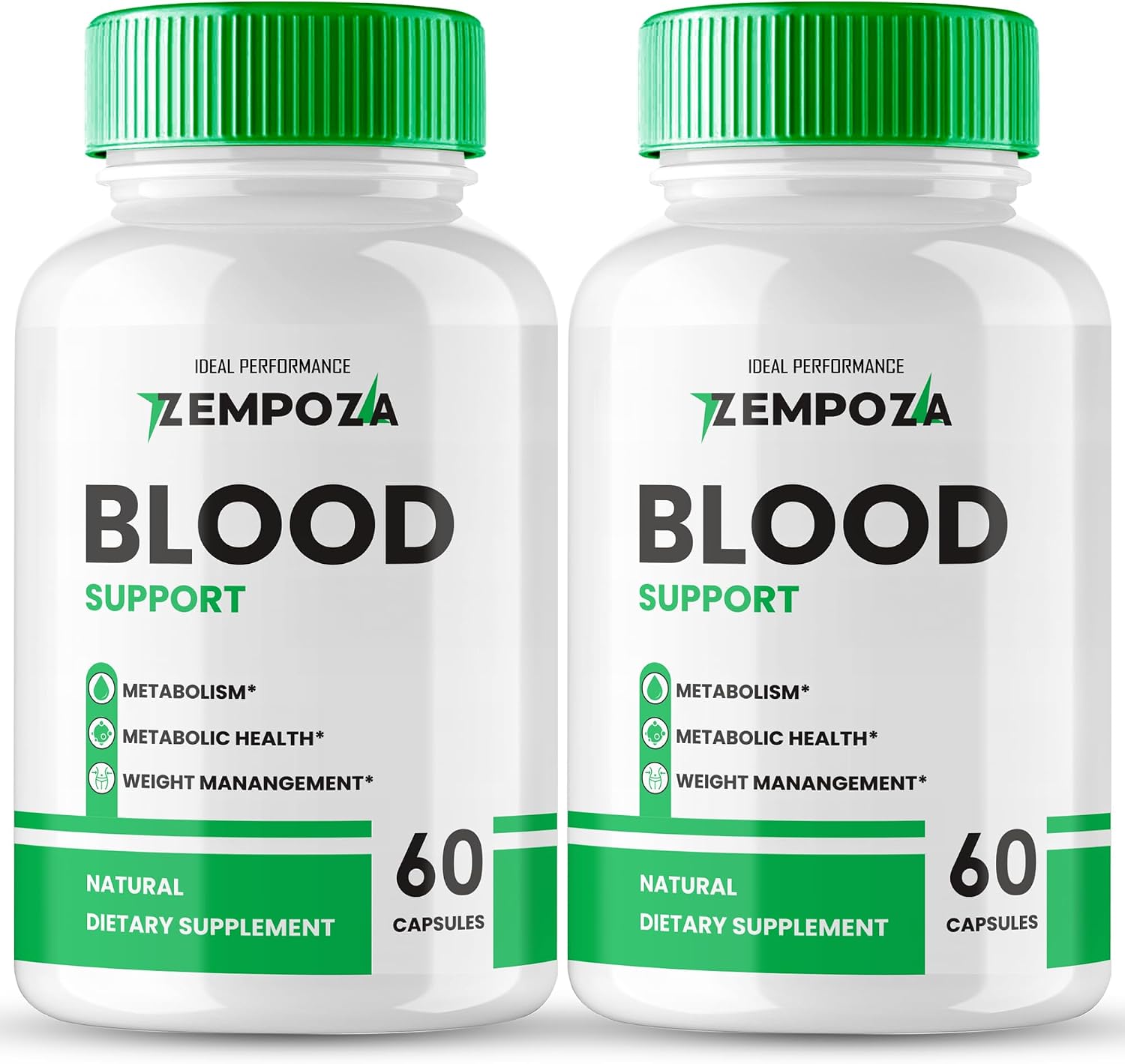 Zempoza Blood Formula Food Supplement Capsules (2 Pack) - görsel 1