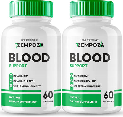 Zempoza Blood Formula Food Supplement Capsules (2 Pack)