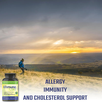 Celt Immunocare 60 V-Caps – Potent Seasonal Allergy & Immunity Blend with Plant Sterols