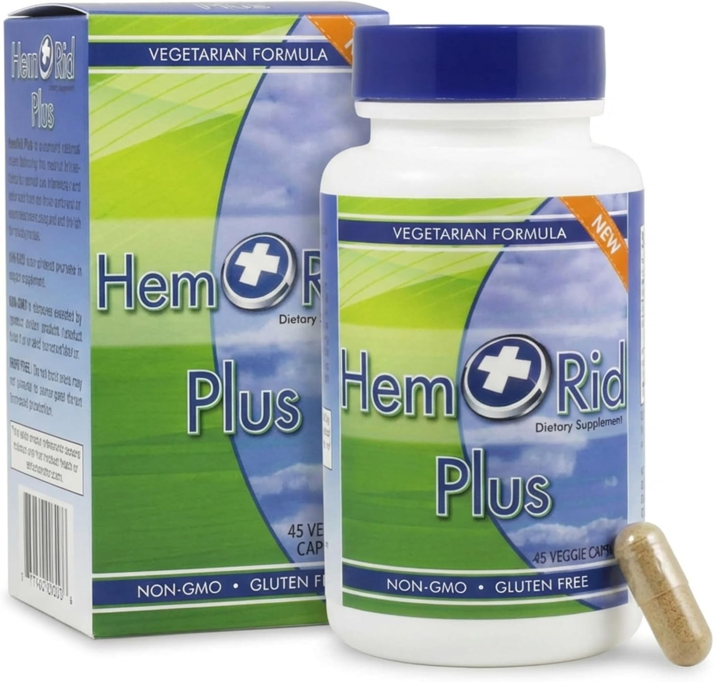 HemRid Plus Advanced Herbal Comfort Formula - 45 Veggie Capsules - görsel 2