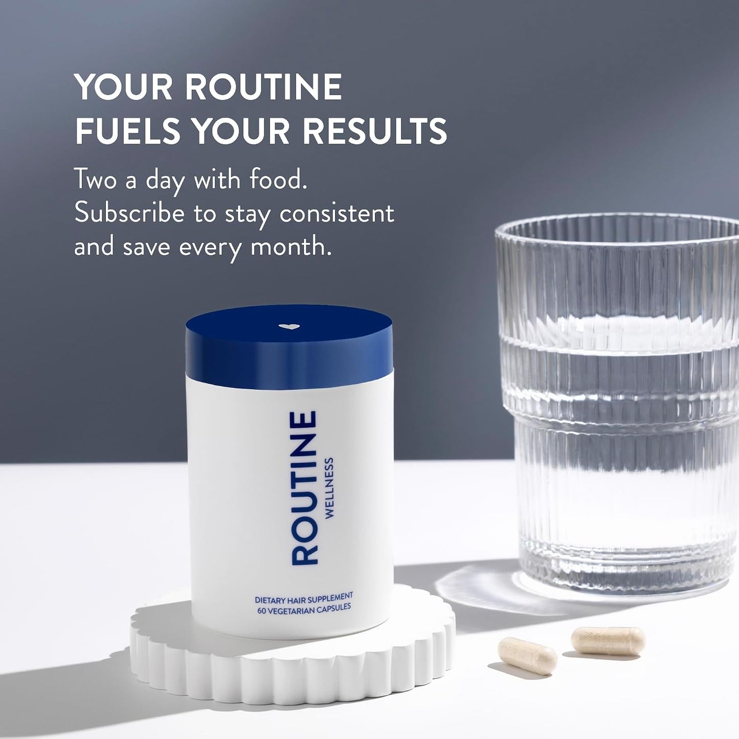 Routine Wellness Hair Growth Supplement with Biotin – Clinically Tested for Thicker, Fuller-Looking Hair (60 Capsules) - görsel 8
