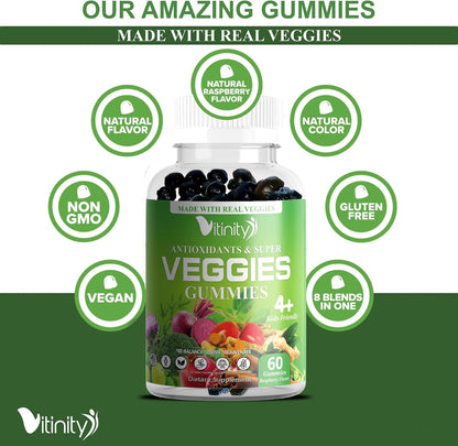 VITINITY Super Greens Multivitamin Gummies