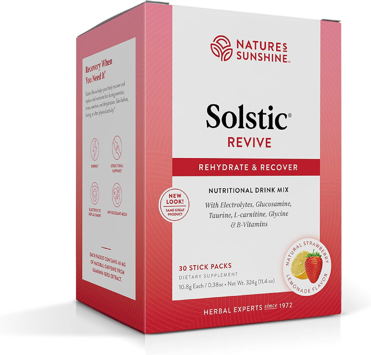 Nature's Sunshine Solstic Revive – Post Workout Recovery Drink (30 Packets) - görsel 1