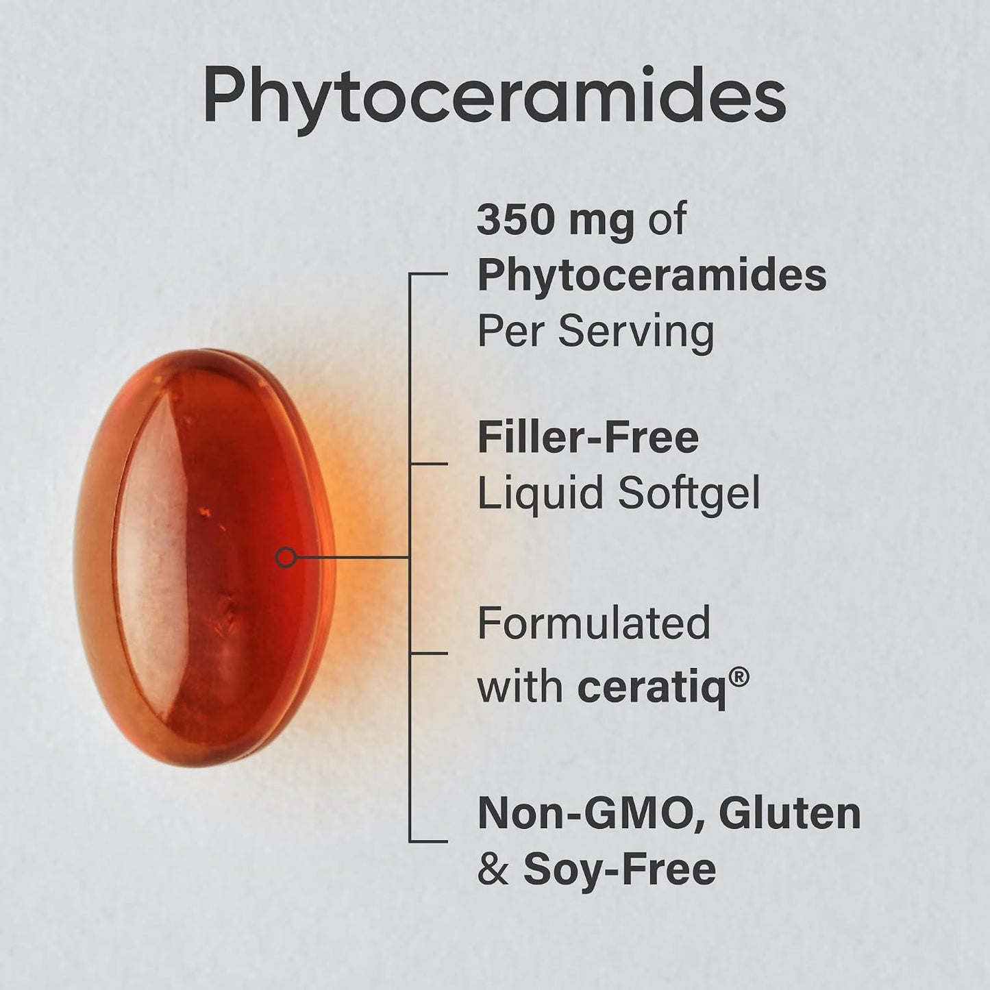 Sports Research Phytoceramides 350mg - 30 Liquid Softgels - görsel 2