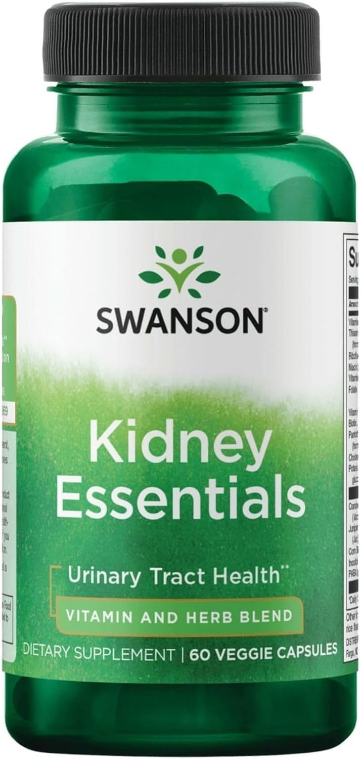 Swanson Kidney Essentials 60 Veg Capsules - görsel 1