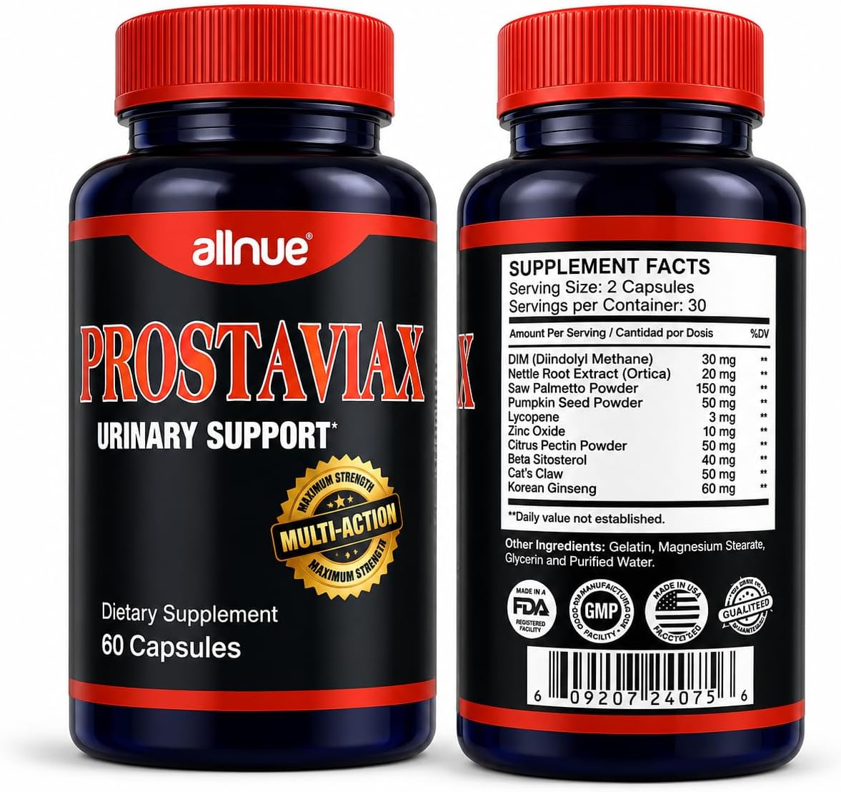 Prostaviax – 60 Capsules (Value Size) by AllNue - görsel 3