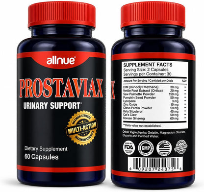 Prostaviax – 60 Capsules (Value Size) by AllNue
