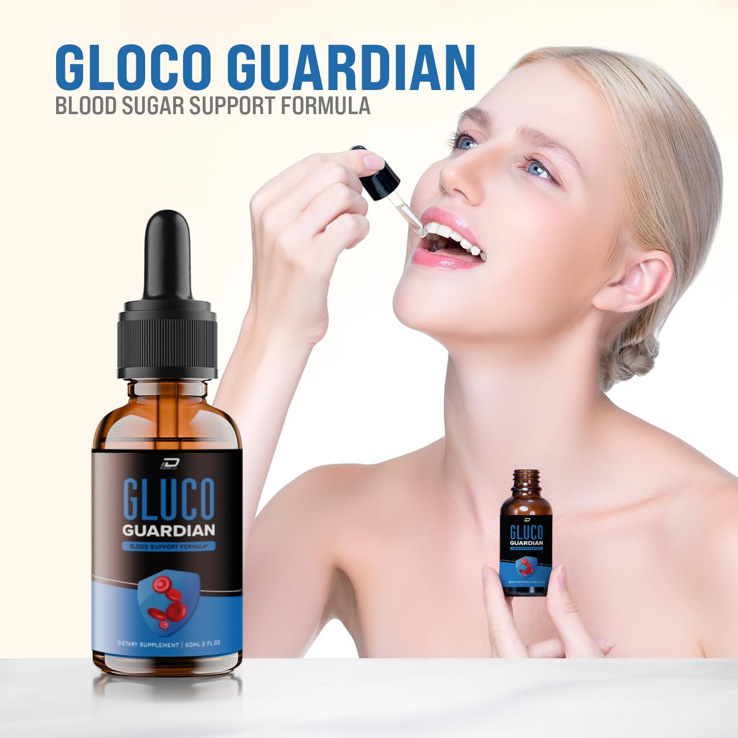 Gluco Guardian Drops - All-Natural Liquid Food Supplement, Extra Strength Formula (3 Pack - 3 Month Supply) - görsel 2