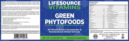 LifeSource Green Phyto Foods - Organic Superfood Powder (907 g)