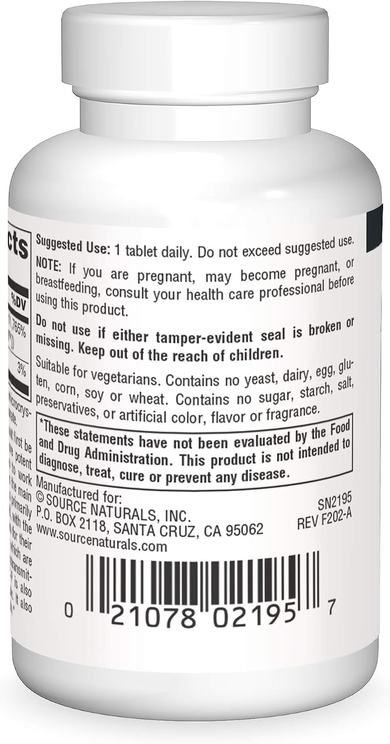 Source Naturals Coenzymated B-6, 333mg - 30 Tablets - görsel 2