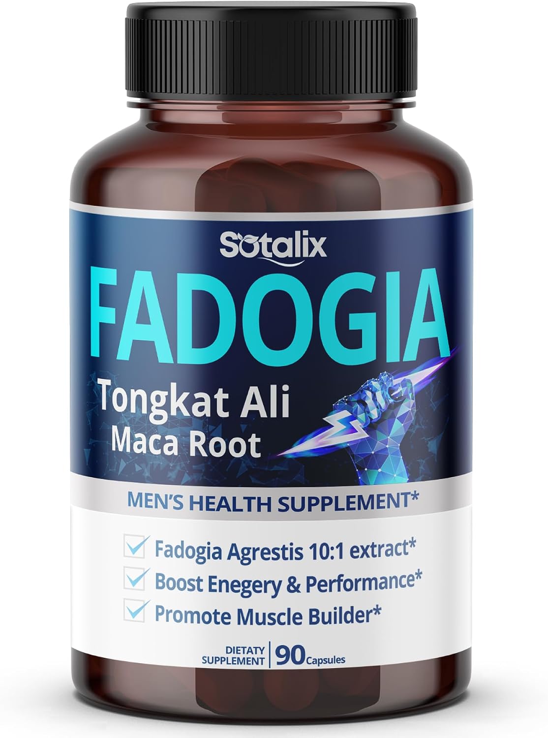 High Strength Fadogia Agrestis Capsules – Concentrated Herbal Blend with Maca Root, Tongkat Ali and More - görsel 1