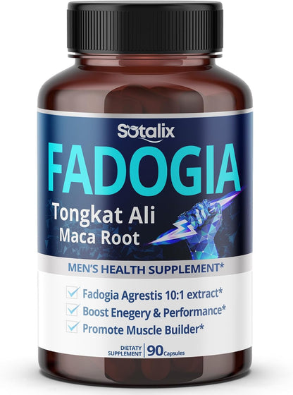 High Strength Fadogia Agrestis Capsules – Concentrated Herbal Blend with Maca Root, Tongkat Ali and More