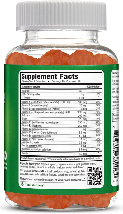Maxi Health Multivitamin Gummies - Cherry Flavoured - 60 Count