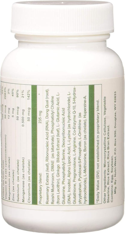 Nutri-West Total Brain - 90 Capsules