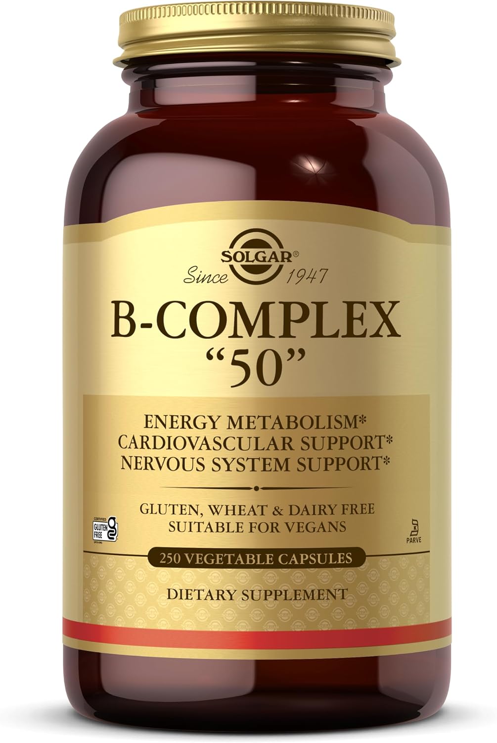Solgar B-Complex "50", 250 Vegetable Capsules - görsel 1