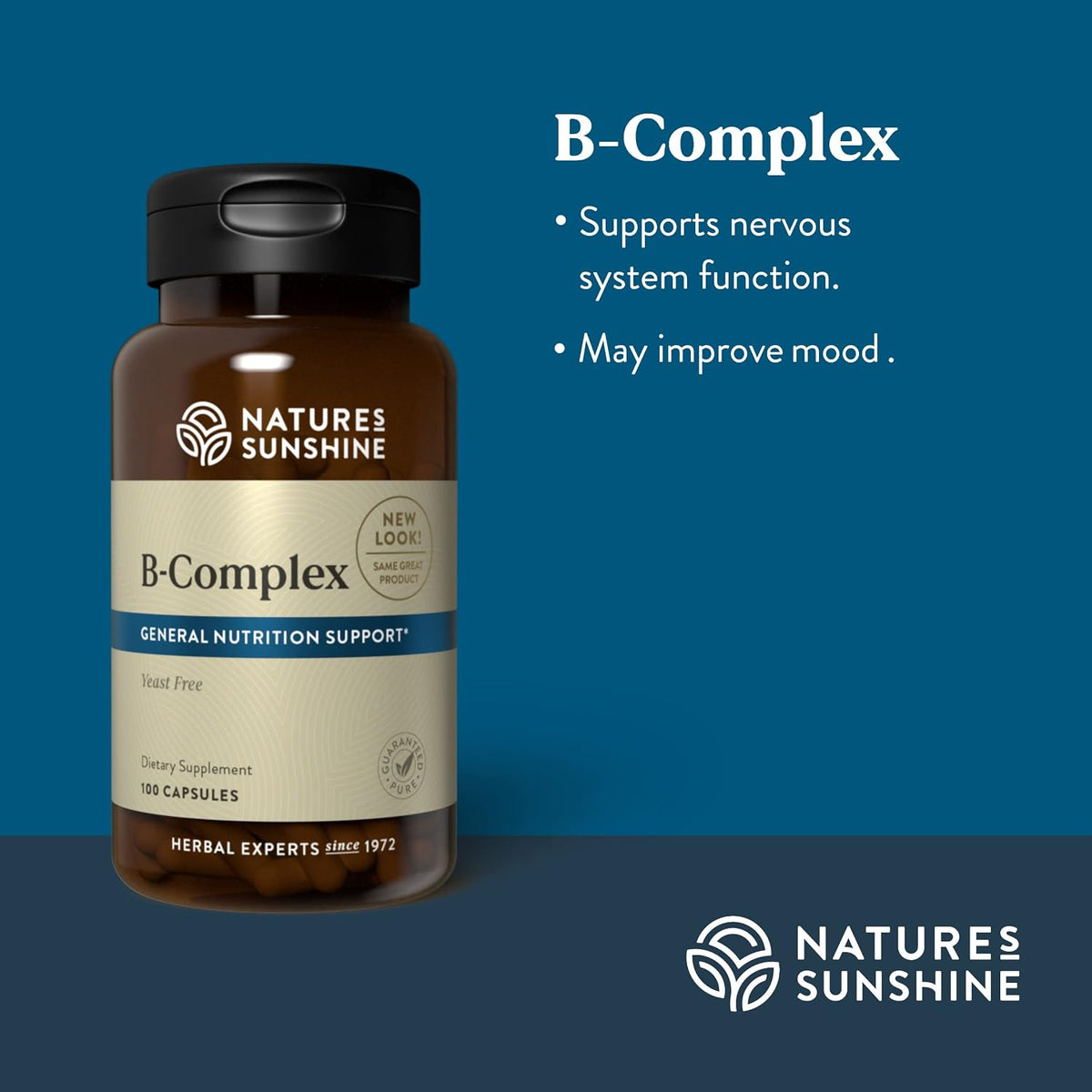 Nature's Sunshine Vitamin B-Complex 100 Capsules - görsel 4