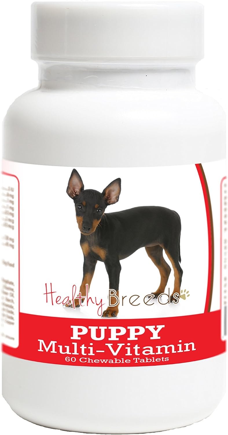 Healthy Breeds Manchester Terrier Puppy Dog Multivitamin Tablet 60 Count - görsel 1