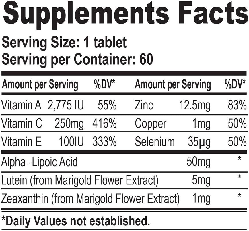 Organic Farms Vitamins Eyes Complex Food Supplement – Advanced Vision Support Tablets - görsel 2