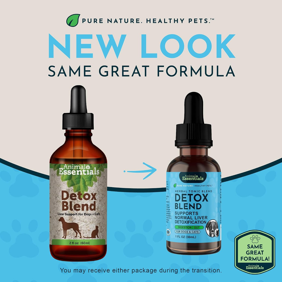 Animal Essentials Detox Blend - Liver Support for Dogs & Cats - Organic Herbal Formula - 30 ml - görsel 2