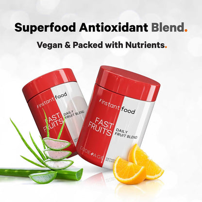 Codeage Instantfood Fast Fruits - Over 15 Fruit Powders Blend - Vegan Whole Food Multivitamin - Non-GMO - 90 Capsules