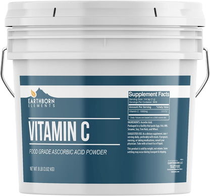 Earthborn Elements Vitamin C Powder (1 US Gallon - 3.78 L)