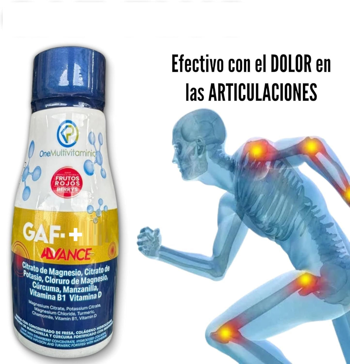 Gaf + Formula avanzada - Multivitamin, 300ml, Red Fruit Flavour - görsel 1