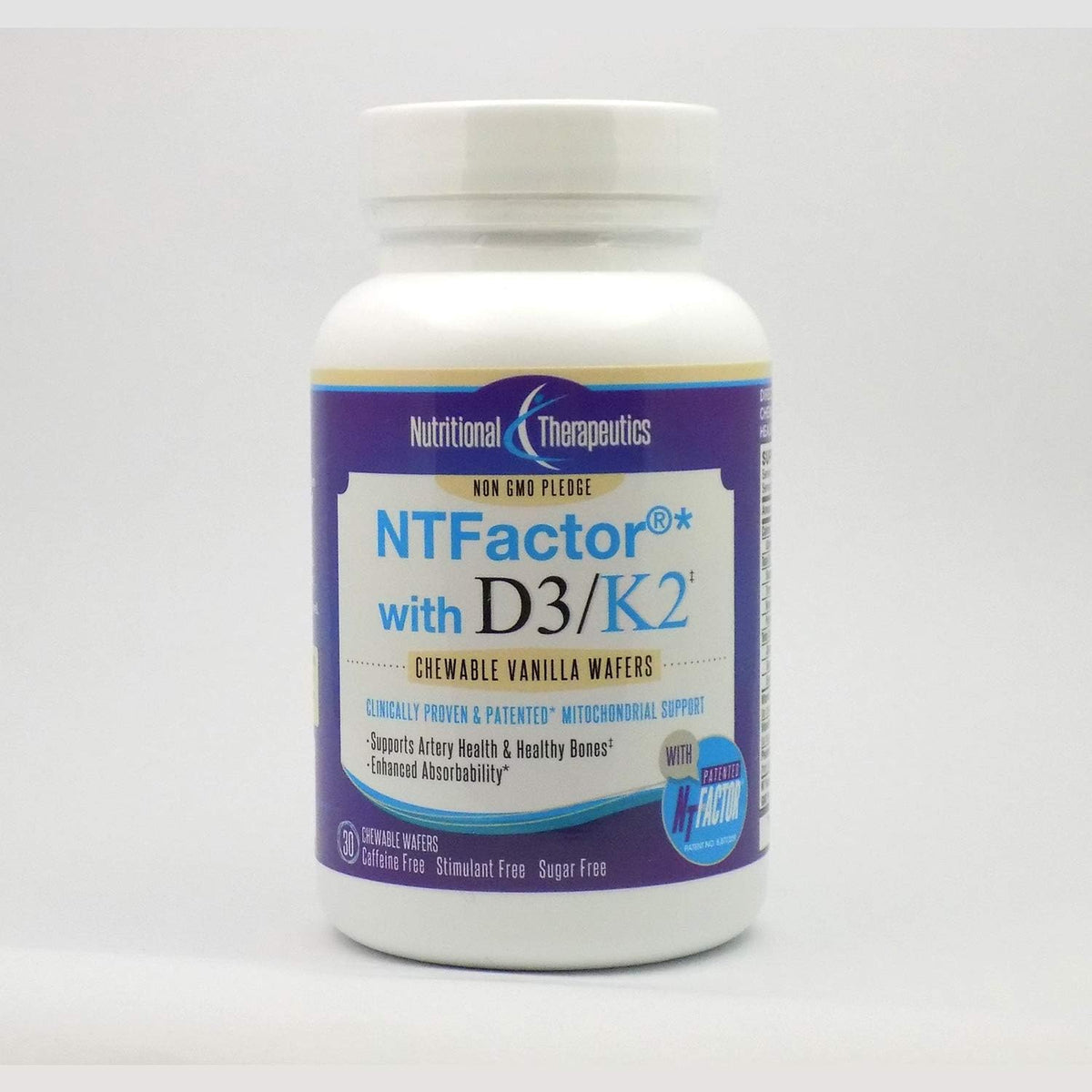 Nutritional Therapeutics D3/K2 with NT Factor, Vanilla, 30 Wafers - görsel 1