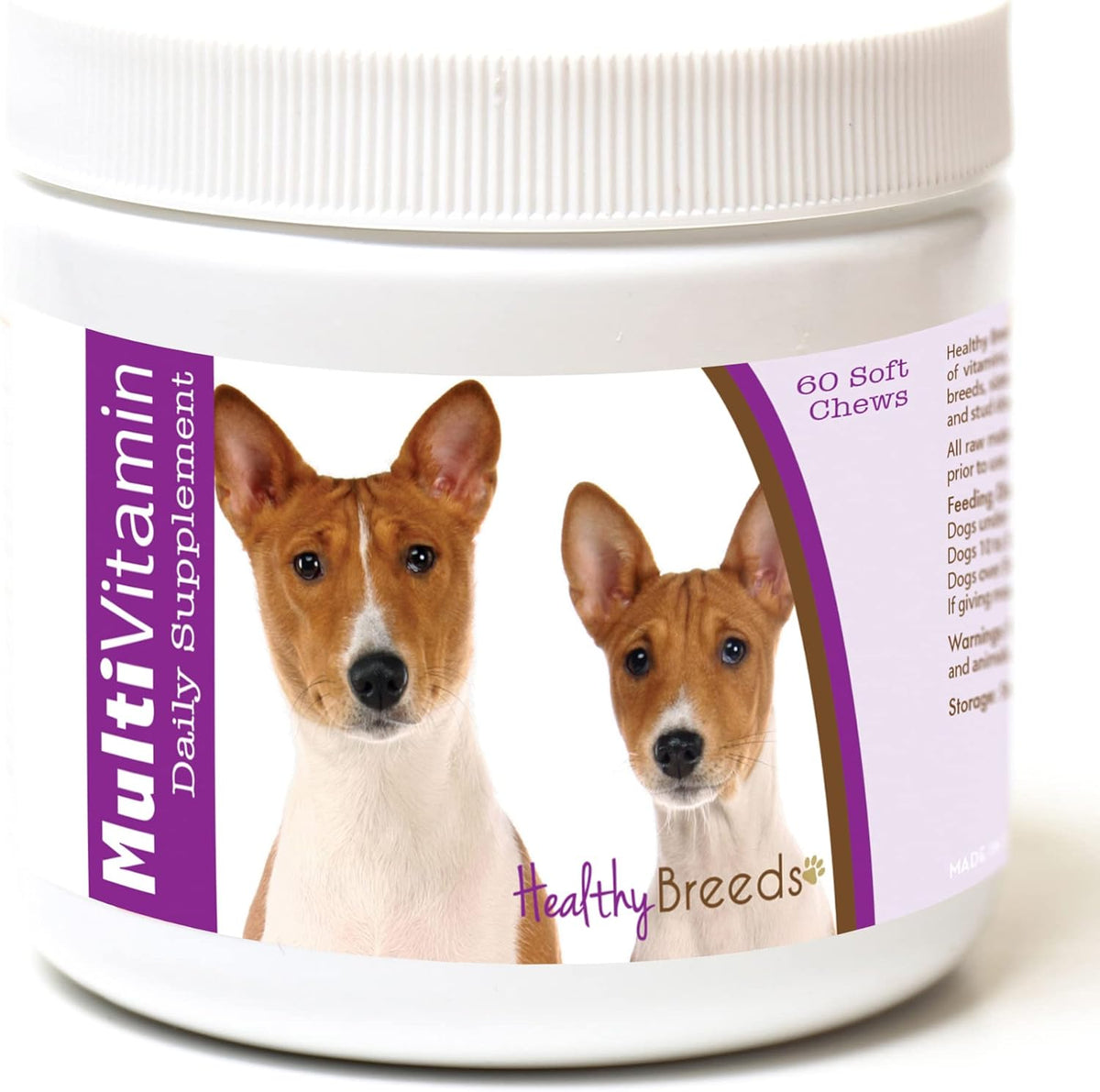 Healthy Breeds Basenji Multivitamin Soft Chews 60 Count - görsel 1