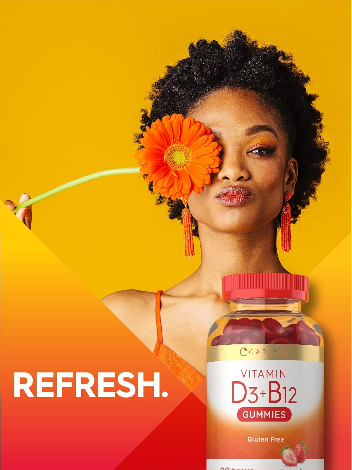 Carlyle Vitamin D3 + B12 Complex Gummies – 90 Count - görsel 7