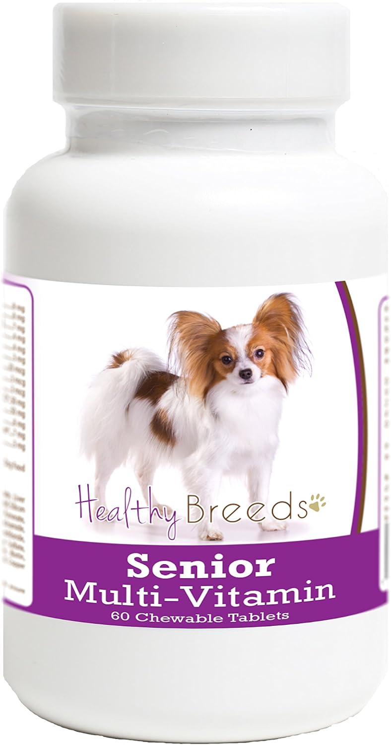 Healthy Breeds Papillon Senior Dog Multivitamin Tablets 60 Count - görsel 1