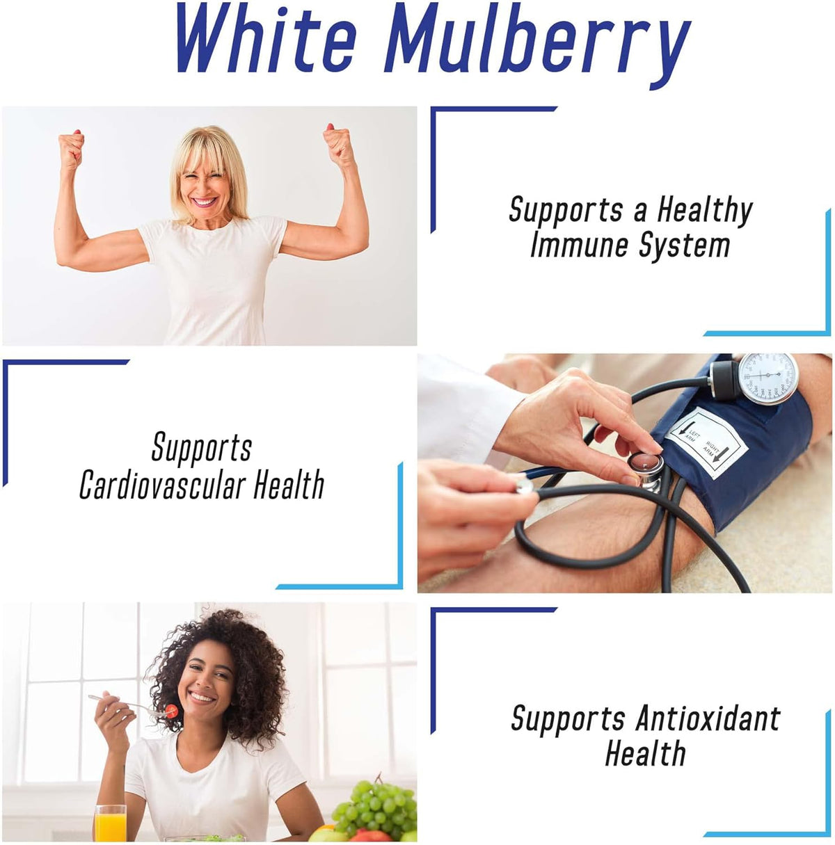 White Mulberry 1000mg 200 Vegan Capsules – White Mulberry Leaf Extract Supplement - görsel 3