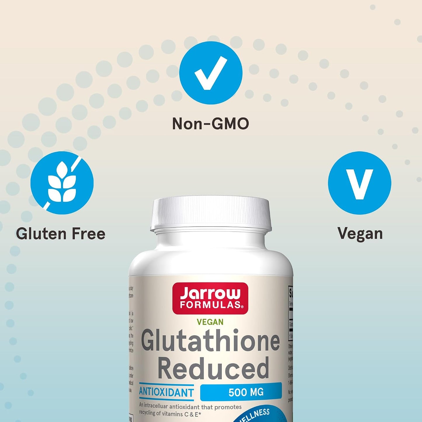 Jarrow Formulae Glutathione Reduced 500 mg – 120 Vegetarian Capsules - görsel 5