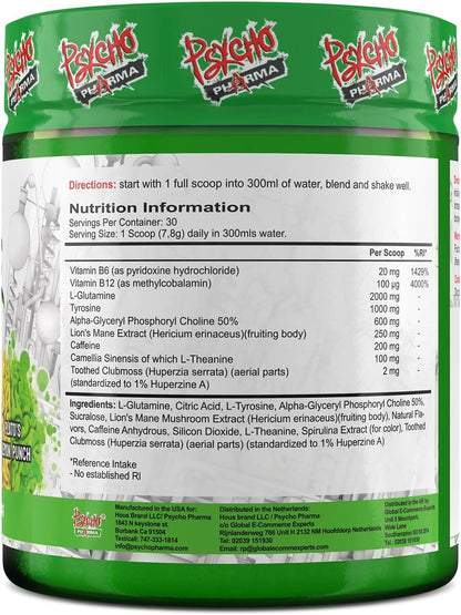 Infinite Brain Nootropic Game Changer - Alpha-GPC Nootropic Supplement (Plato's Lemon Punch, 30 Servings)