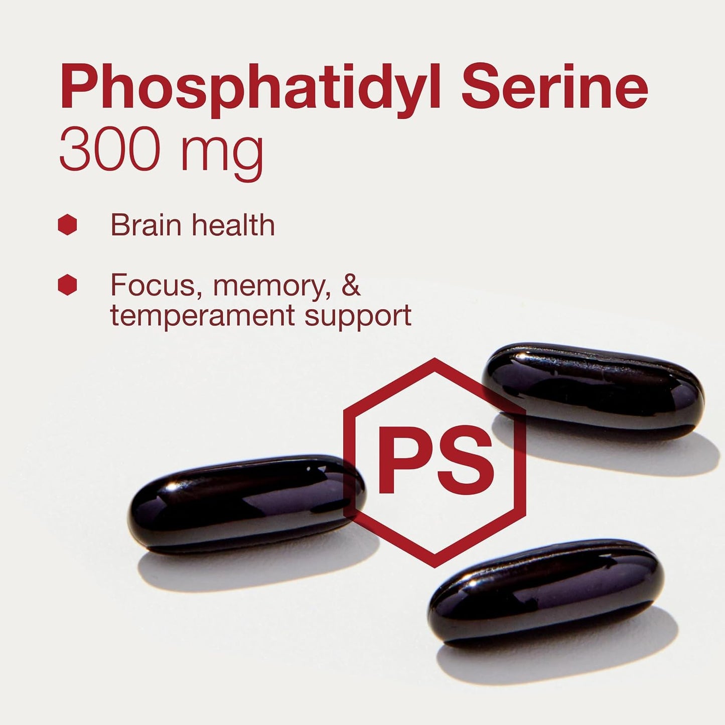 Protocol For Life Balance Phosphatidylserine 300mg - Brain & Memory Support Supplement - 50 Softgels - görsel 4