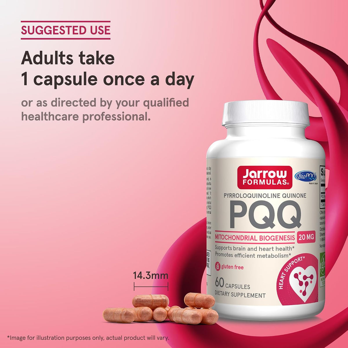 Jarrow Formulae PQQ 20 mg – 60 Veggie Capsules - görsel 7