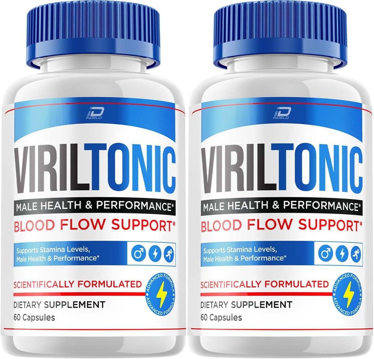 Viril Tonic for Men - Advanced Performance Supplement (2 Pack - 120 Capsules) - görsel 1