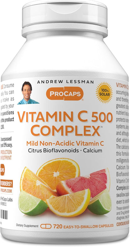 ANDREW LESSMAN Vitamin C 500 Complex - 180 Capsules
