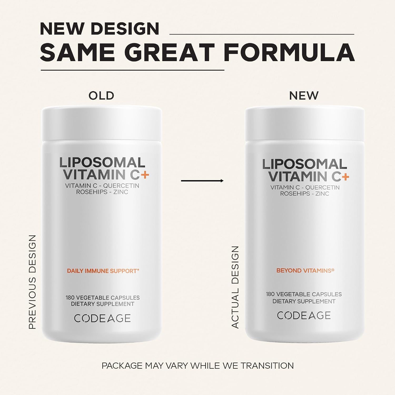 Codeage Liposomal Vitamin C 1500mg with Zinc, Elderberry, Citrus Bioflavonoids, Quercetin & Rose Hips – Vegan Supplement, Non-GMO, Pack of 2 - görsel 3
