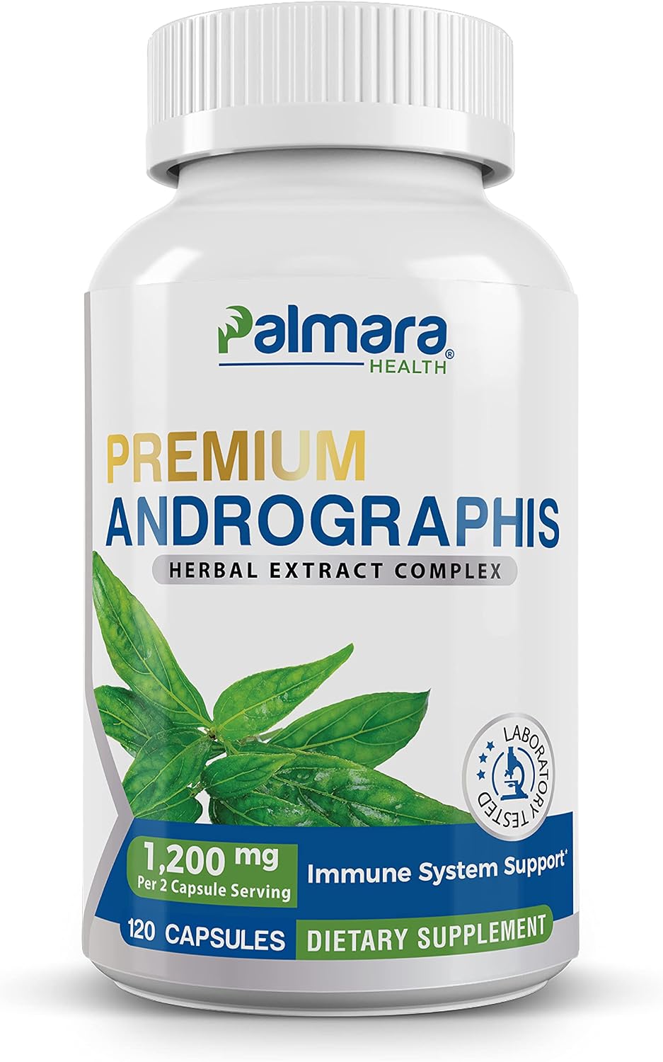 Palmara Health Andrographis Paniculata Extract 1,200mg - 100mg Andrographolides, Vegan Capsules - görsel 1