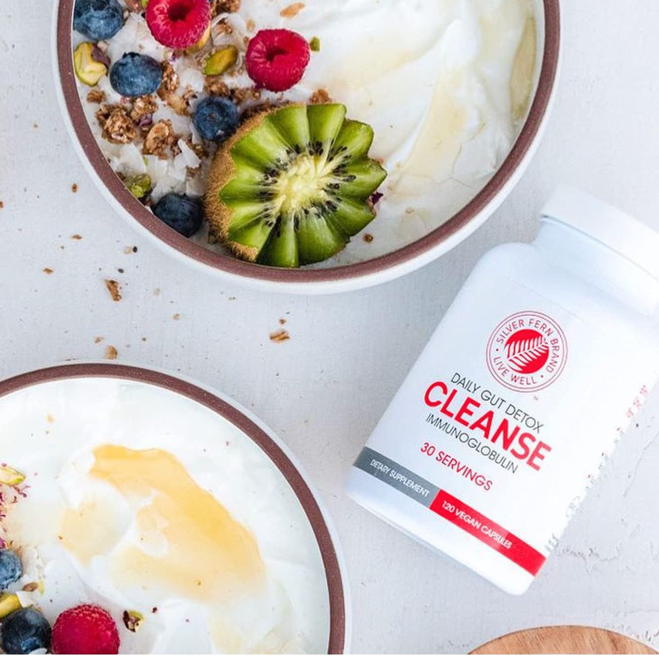 Silver Fern Cleanse - Daily Gut - 120 Capsules - 30 Day Supply - görsel 2