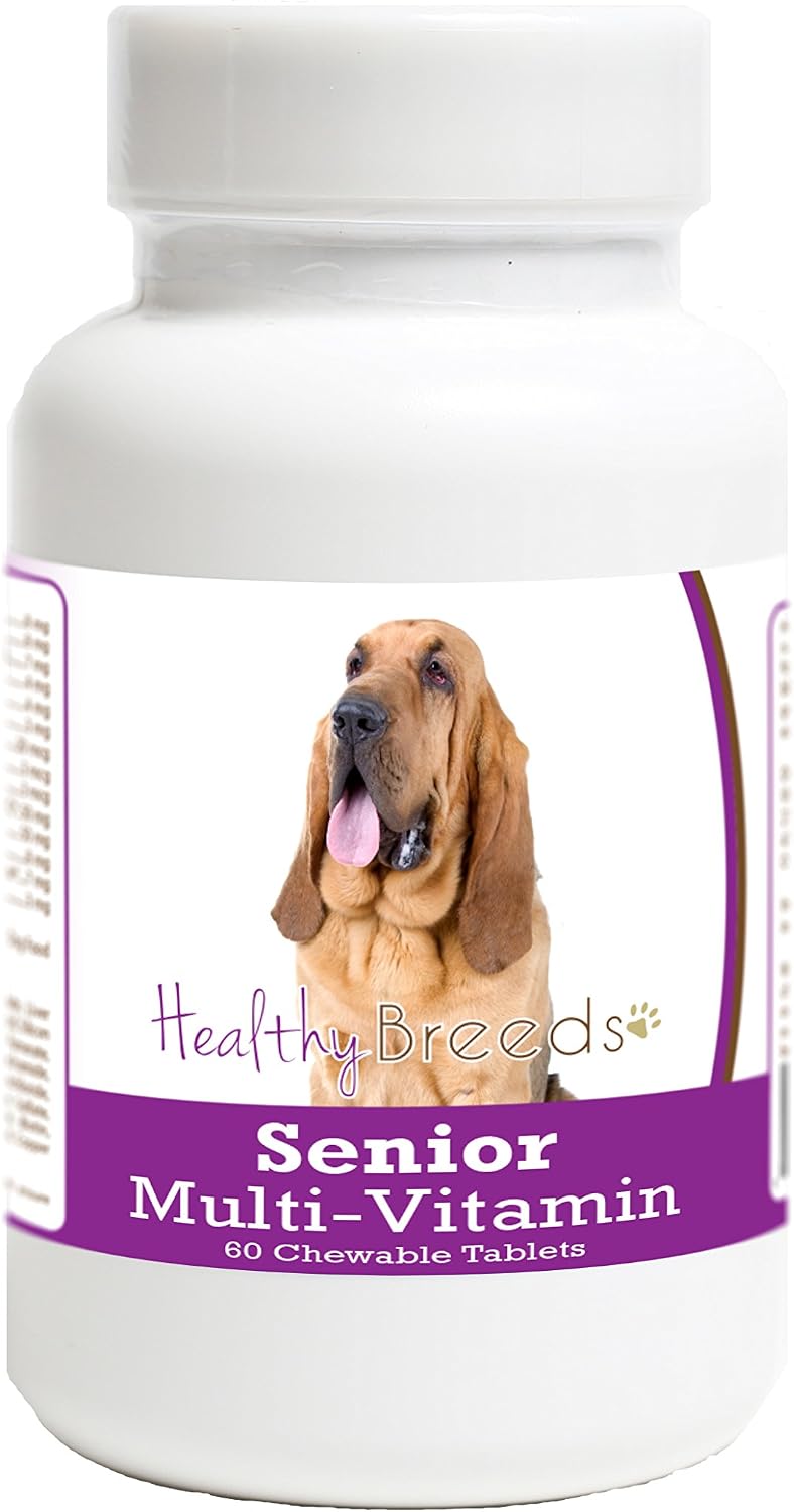Healthy Breeds Bloodhound Senior Dog Multivitamin Tablets 60 Count - görsel 1