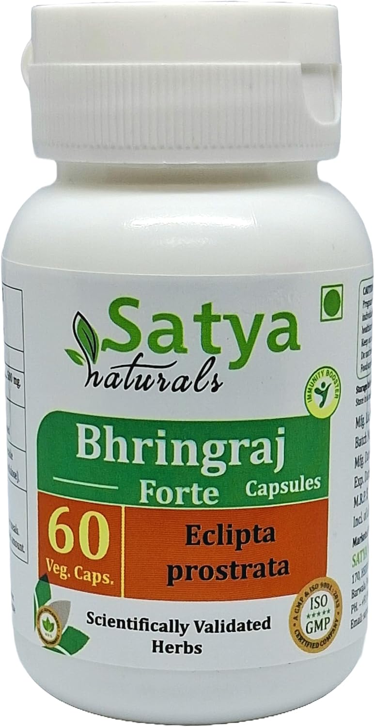 Bhringraj Capsules 500 mg, 60 Capsules (Pack of 4) - görsel 4