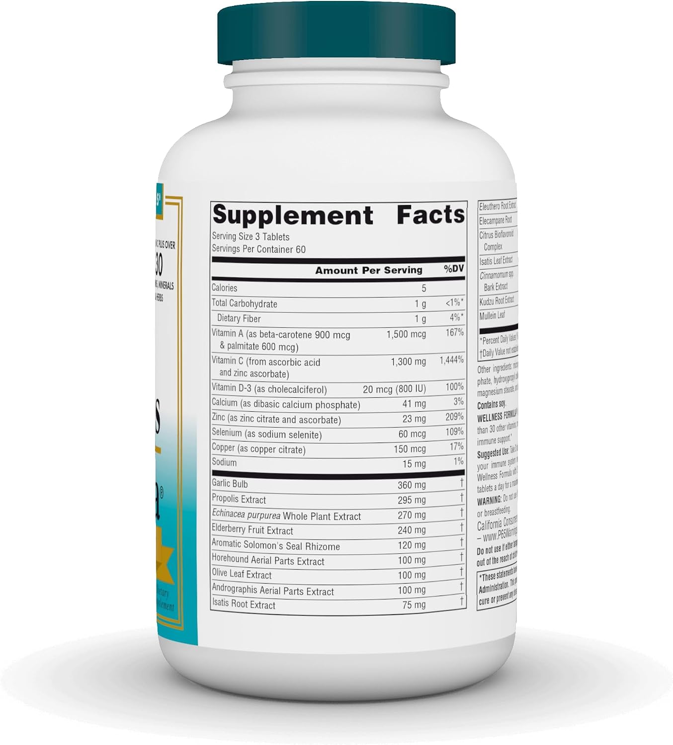 Source Naturals Wellness Formula – Bio-Aligned Immune Support – 180 Tablets - görsel 2