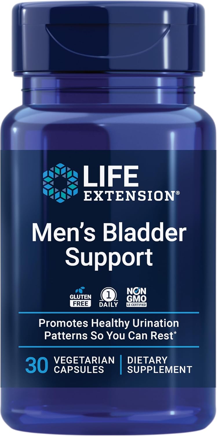 Life Extension Men's Bladder Support with Melatonin, Beta-Sitosterol and Lycopene - 30 Capsules - görsel 1