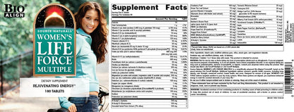 Source Naturals Women's Life Force Multiple Multivitamin – 180 Tablets