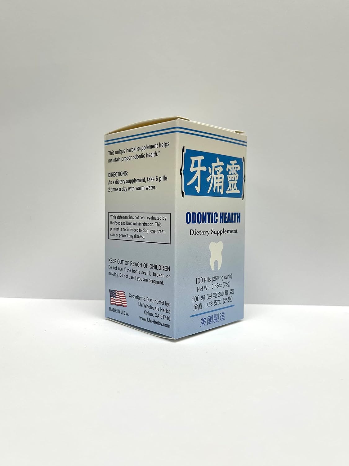Odontic Health Herbal Supplement for Toothache - Made in USA - görsel 3