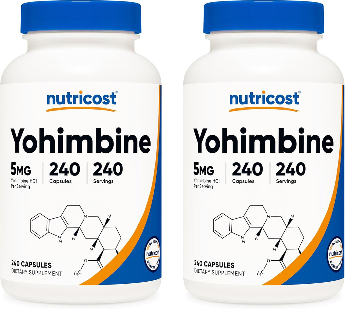 Nutricost Yohimbine HCl 5mg, 240 Capsules Extra Strength - görsel 8