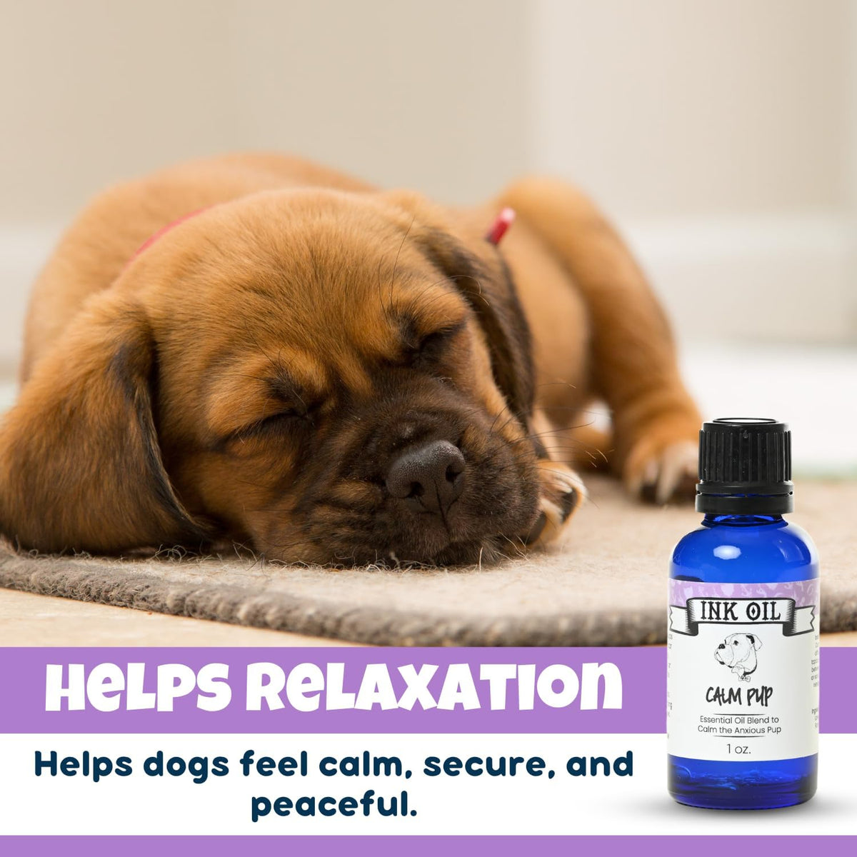 Ink Oil Pup Oils – Dog Calming Supplement | Liquid Drops for Calmness Support & Aromatherapy - görsel 6