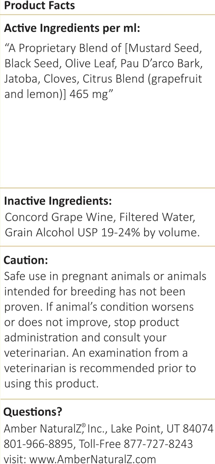 Amber NaturalZ Kochi Free Herbal Supplement for Pets – Supports Digestive Balance – 118ml - görsel 7